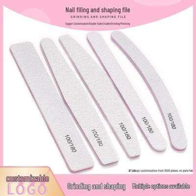 Oboustranný matný pilník na nehty a brusný proužek