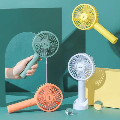 Wiederaufladbarer elektrischer Mini-Handventilator mit USB-Aufladung, Luftkühler für den Schreibtisch, für Studenten, Außenventilator, tragbarer Ventilator für Wohnheime