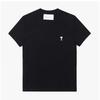 Ami Crop Women S T ShirT Small hearT Logo fTS347 724 045
