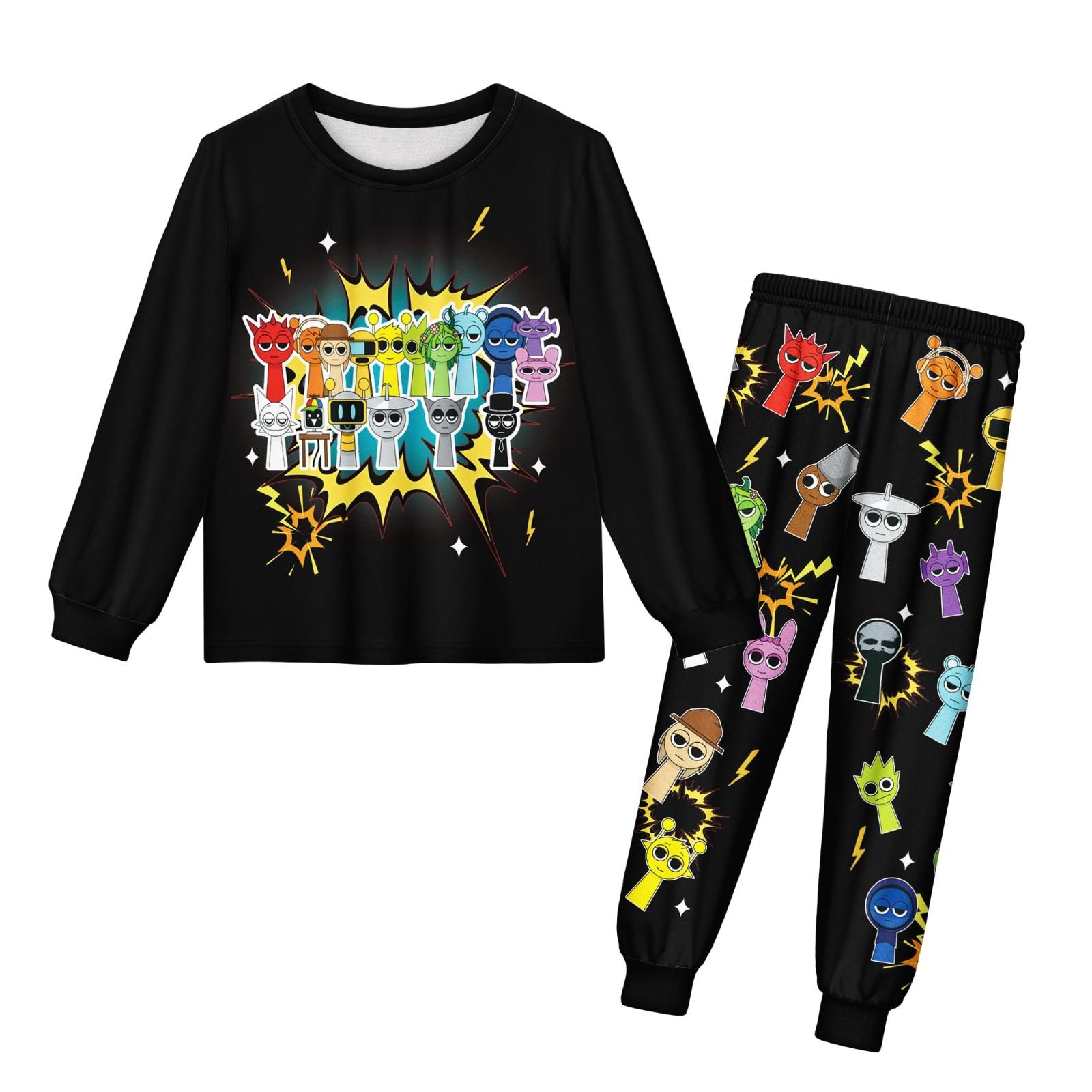 

Детский повседневный костюм из двух частей с длинными рукавами и длинными брюками 110 чёрный