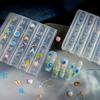 Ocean Series Animal Silicone Mold Sea Shell Conch Nail Stamplates Starfish Jellyfish 3D Soft Charm Manicure Mold Stencil Tools