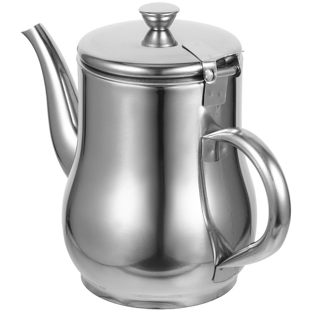 Large Capacity Stainless Steel Oil Holder Kitchen Storage Container For Cooking Grease Bacon Oil Pot Filter Ladle