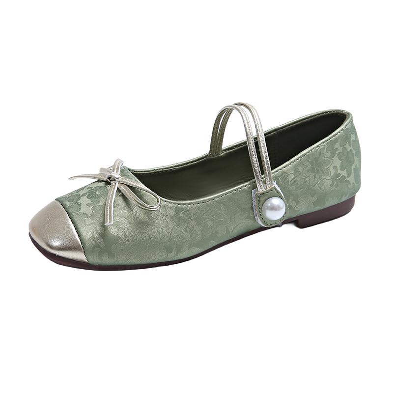 New Multi-functional Women's Mary Jane Shoes Fashion Elegant Light Arch Thick Heels Comfortable Embroidery Classic