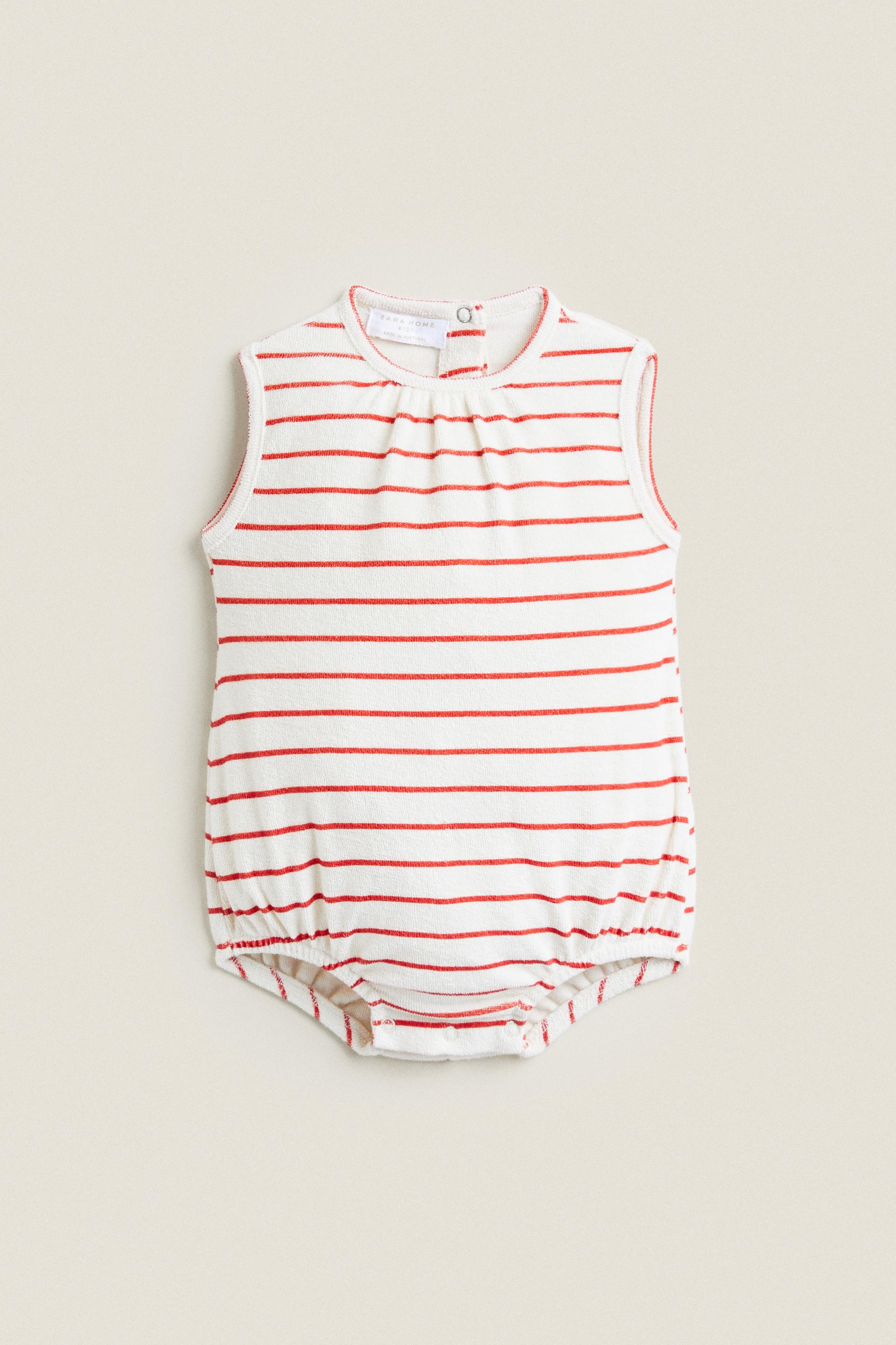 

STRIPED TERRY BODYSUIT