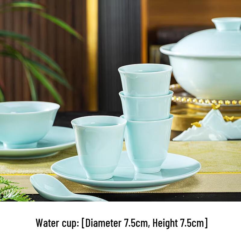 Chinese Celadon Underglaze Bone China Dinnerware