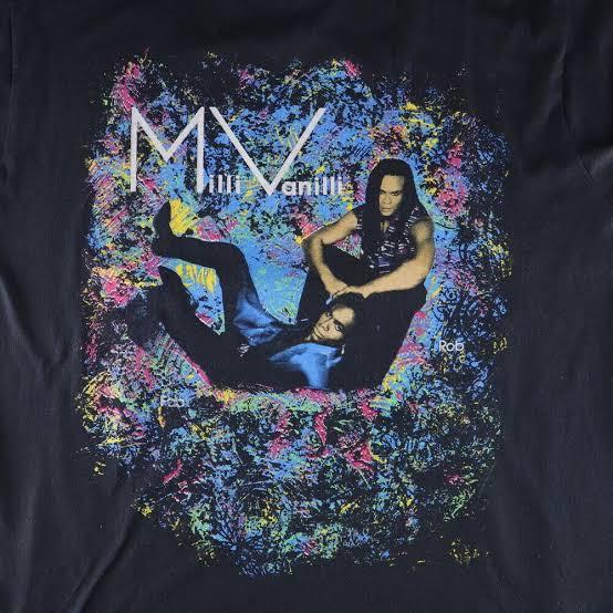 Редкий! Milli Vanilli группа Хлопок Черный Футболка Унисекс S до 5XL SG335 Унисекс Футболка XXL