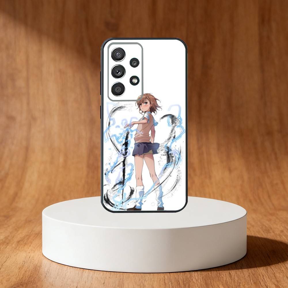 

Misaka Mikoto Phone Case For Samsung S25,S24,S21,S22,S23,S30,Ultra,S20,Plus,Fe,Note,10,9,5G Black Cover Samsung S24
