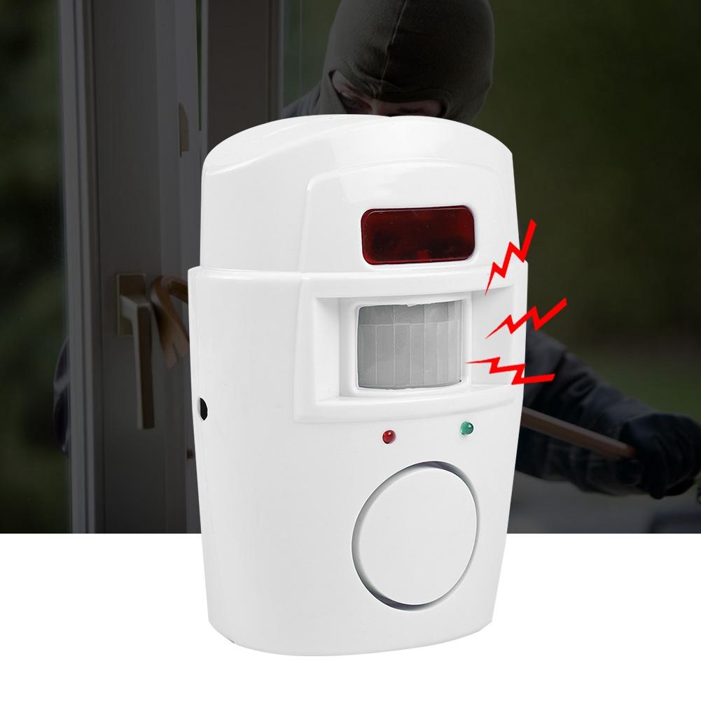 Wireless PIR Motion Sensor Detector Security Alarm System Remote Controls for Home Garage