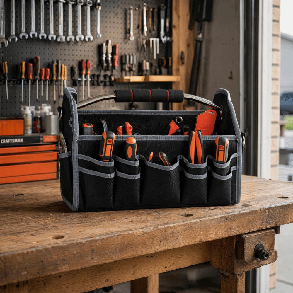 Large Capacity Large Storage Toolbag Waterproof Tool Kit Handbag Carpenter Work