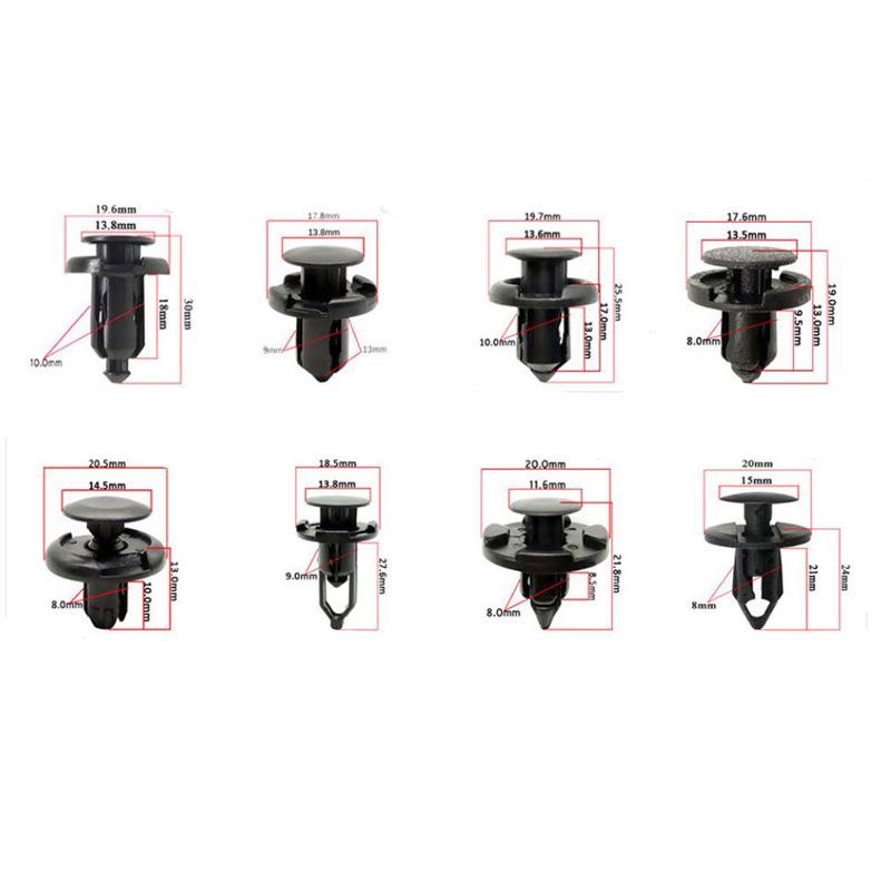 328-Piece HE61 Car Body Fastener Clips for Ford, Mitsubishi, Mazda, Chrysler