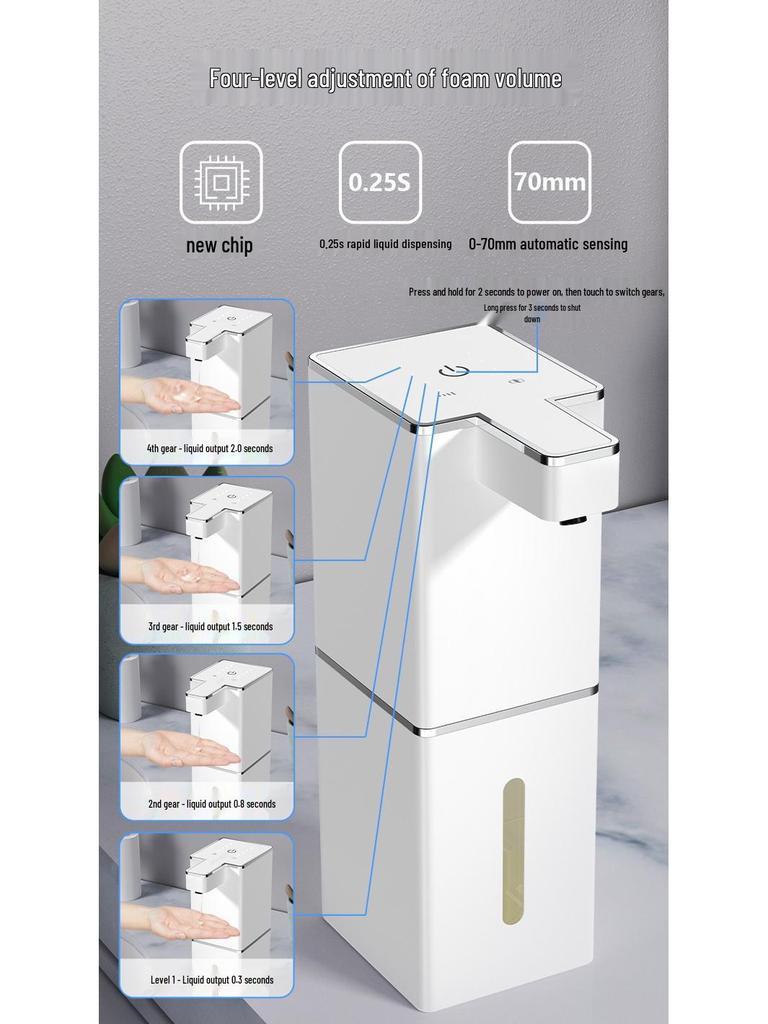 P7 Automatic Wall-Mounted Sensor Soap Dispenser for Kitchen and Bathroom