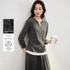 Women's Faux Two-Piece Slimming Long-Sleeve T-Shirt