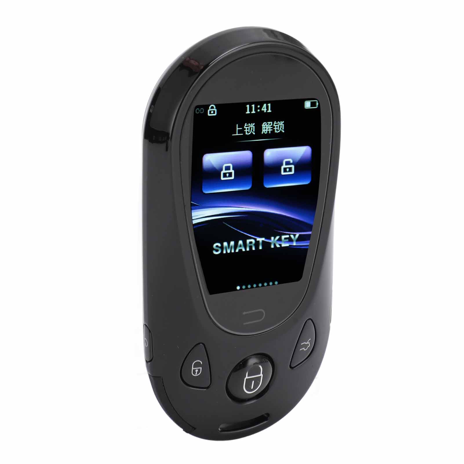 

Дистанционное управление с сенсорным ЖК-экраном, защита от потери, удобное использование, сенсорный экран, бесключевой доступ, дистанционный ключ чёрный