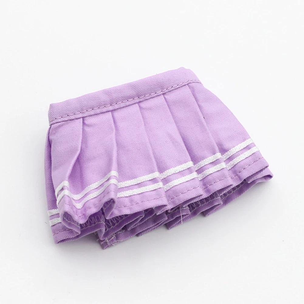 For 15/17cm Labubu Doll Clothes Colorful Striped Sweatshirt Suit for Ropa Labubu Replacement Decorative Accessories