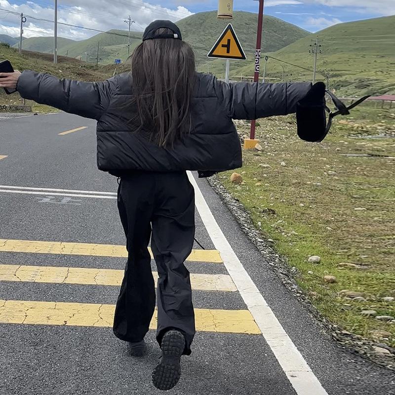 Loose Stand-up Collar In Autumn and Winter Short Cotton-padded Padded Jacket