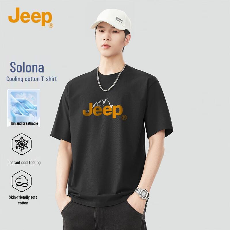 Jeep Men s Fashion Heavyweight Casual T-Shirt 3XL 2090₽