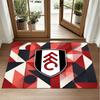 Fulham Voetbal Design Kristalfluweel Tapijt Zacht Decoratief Matje voor Slaapkamer Entree