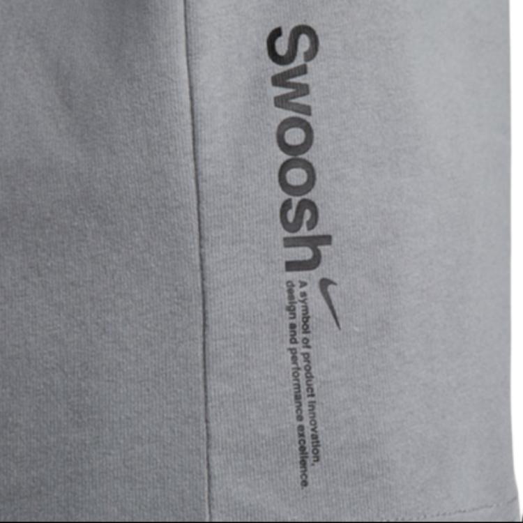 Nike Sportswear Premium Essentials Letter Logo Print Crew Neck T-Shirt Men Tops Gray DX6307-084