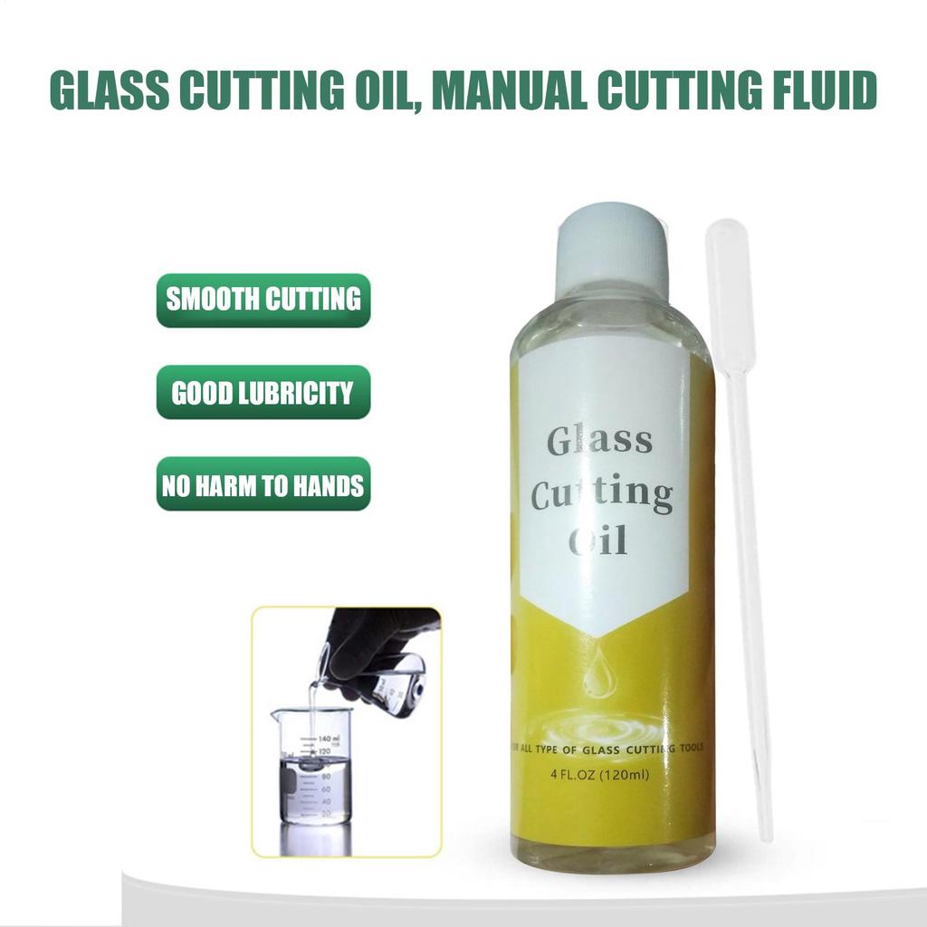 120ml Glass Cutting Oil Tile / Mirror Cutting Grease Glass Multipurpose Drill Bit Cutter Tool Fluid For Art Glass Cutting Tool