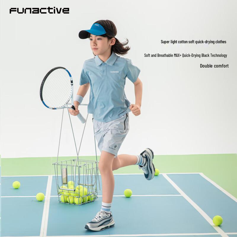 FUN ACTIVE Kids  Quick-Dry Sport Polo Shirt 120