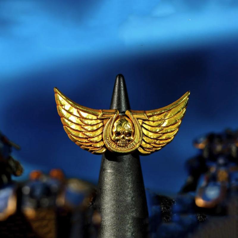 Warhammer 40K Space Marines 2 Game Peripherals Skull Brooch Breastpin Badge Collection Gift