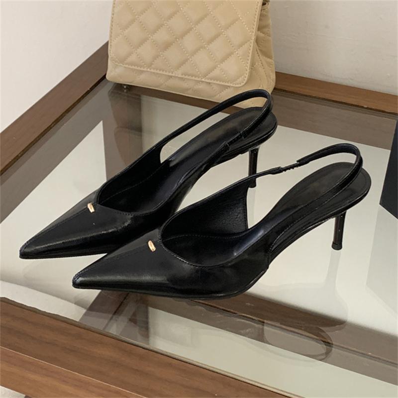 Eilyken Spring Silvery Fashion Soft Leather Pumps Women Pointed Toe Low Heels Comfortable Wedding Sandals Prom Party Shoes Size: 40