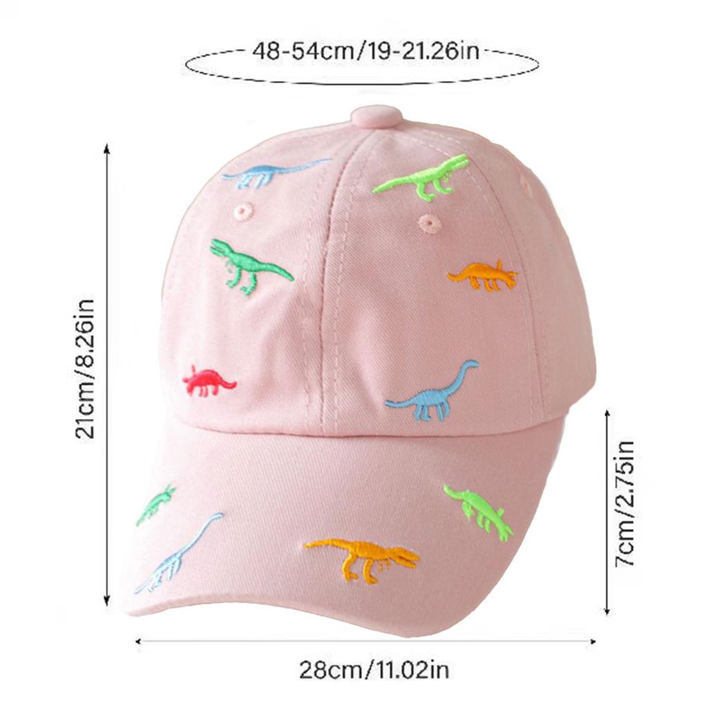 Pălărie de soare de vară pentru copii, cu vizieră, pălărie de soare de modă de primăvară și toamnă pentru băieți și fete, pălărie cu dinozaur, șapcă de baseball