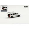 HJ64 1/64 Scale Toyota Probox Custom Version with Roof Carrier (White) - Finished Product