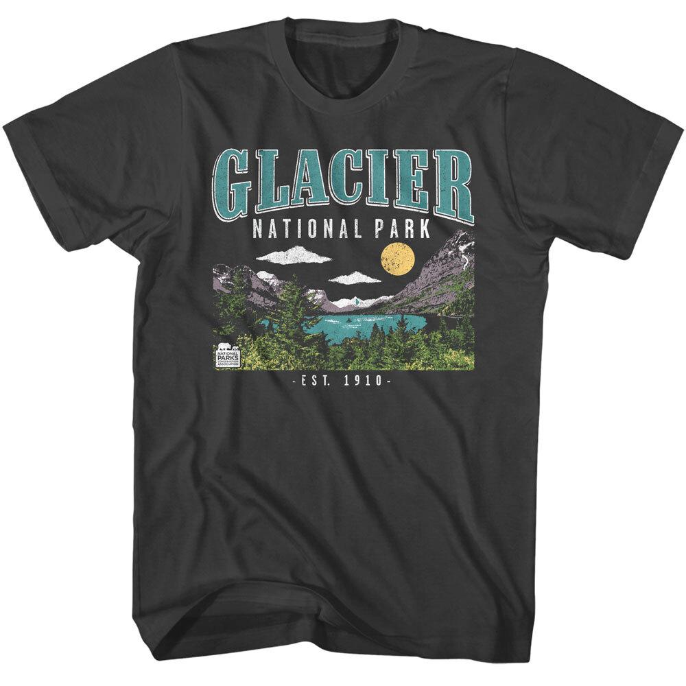 United States Glacier National Parks Montana Rocky Mtns Est 1910 Men T Shirt S
