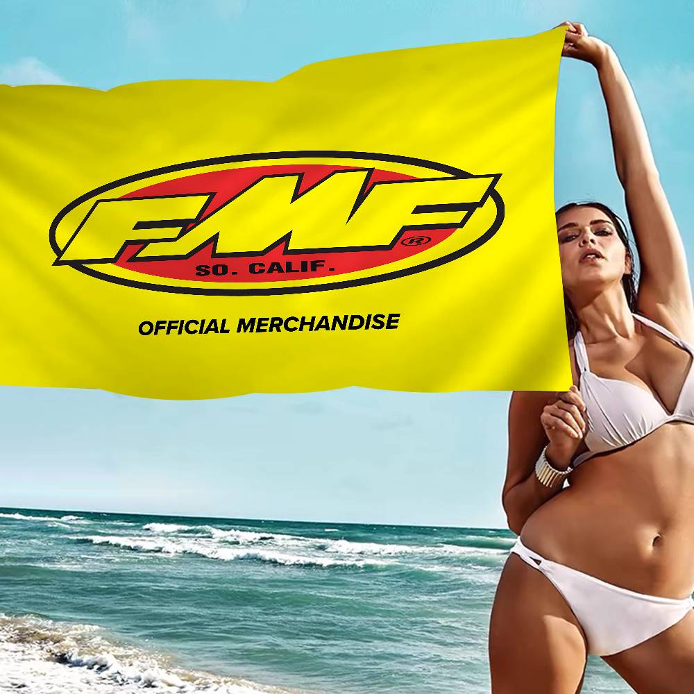 Asciugamano da Spiaggia con Logo FMF Racing Asciugamani da Bagno Colorati per Ragazza Microfibra Asciugatura Rapida Senza Sabbia Spiaggia Yoga Spa Palestra Piscina