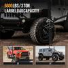 Martinetto da Fattoria High-Lift da 48", Nero – 3 Ton (6.600 LB) Capacità, Sollevamento a cricchetto da 5" a 45" per Recupero Off-Road, Camion