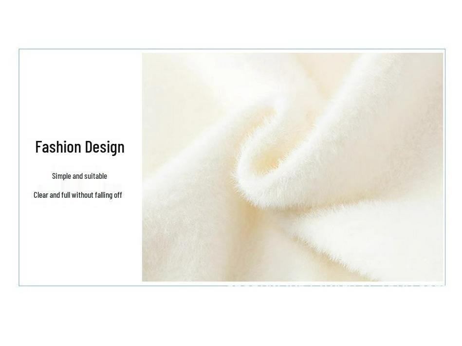 Men's Korean Style Velvet Half-High Collar Sweater, Warm and Thickened Knitted Base Layer for Autumn and Winter