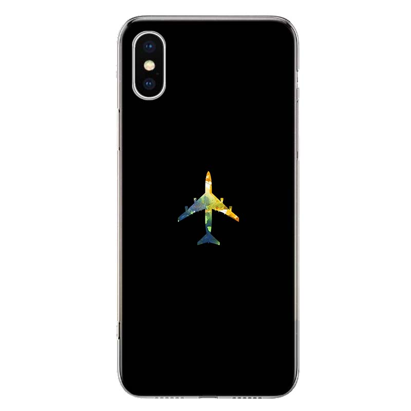 Travel the World Paper Plane Cover Phone Case For Apple iPhone 11 12 13 14 Pro 7 XR X XS Max 6 6S 8 Plus + Mini 5 SE Print Soft