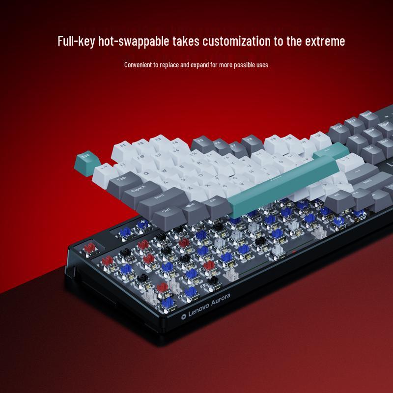Lenovo GK10 Wired 104-Key Hot-Swappable Mechanical Keyboard