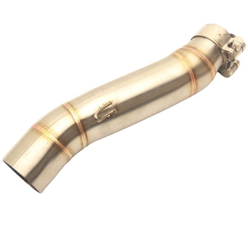 

Stainless Steel Elbow Middle Section for Honda CBR300/CBR500 Exhaust Pipe with Spring