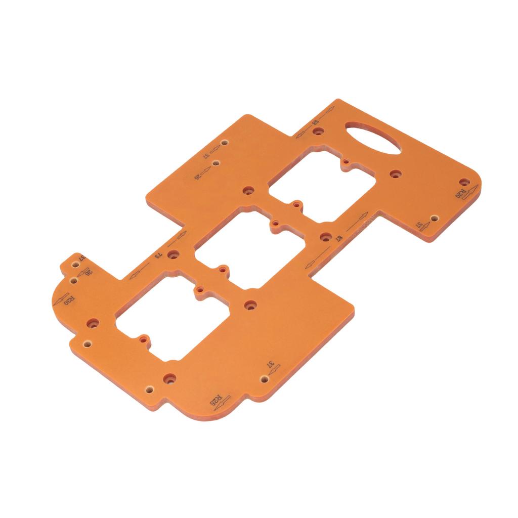 Šablona pro bezúchytkové drážkování skříněk 3 v 1 Multifunkční zapuštěné drážkování šatních skříní