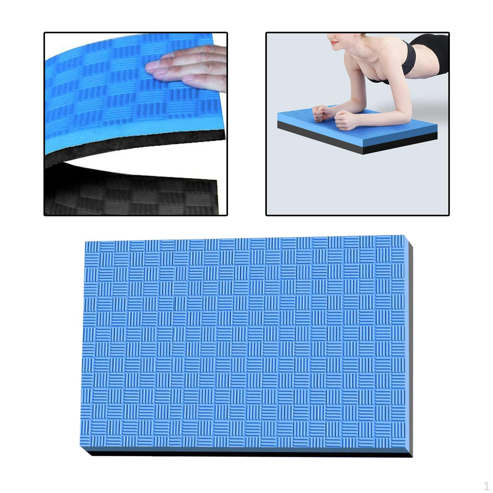 

Balance Pads Exercise Equipment EVA Thick Home Gym Trainer Workout Board Yoga Mat Knee Ankle Cushion Blue 40x20x2.5cm