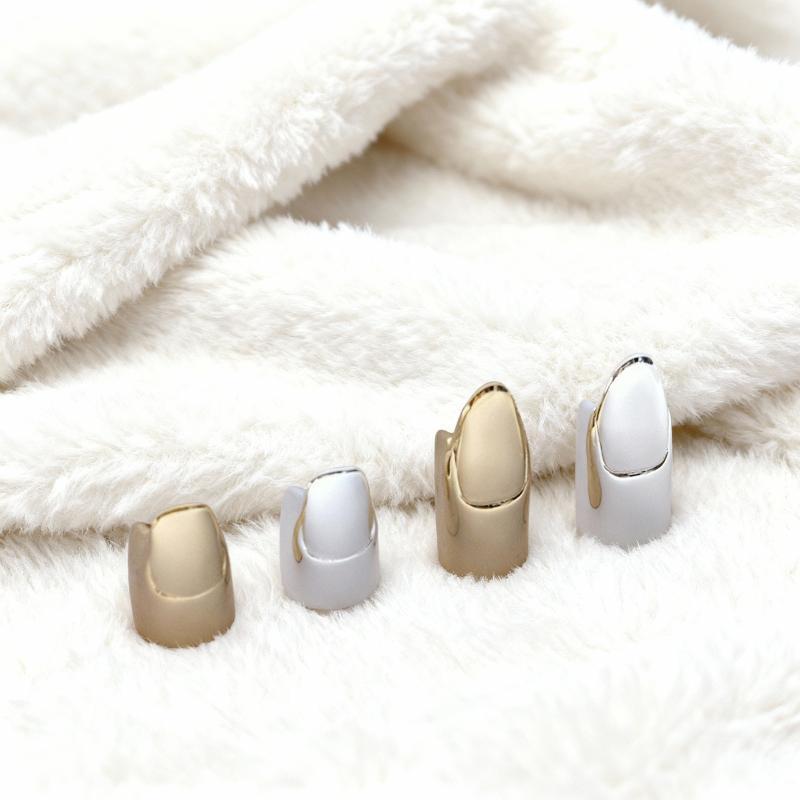 Adjustable Alloy Cover Rings Minimalist Chic Style Smooth Jewelry for Party Daily Street Wear Gift for Best Friends