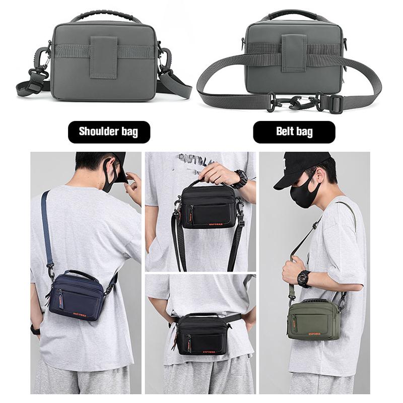 Borsa a tracolla da uomo Vintage in pelle di vacchetta con tracolla a tracolla in va per uomo Shopping all'aperto  1524