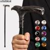 10 Colors Eagle-Head With Transparent Diamond Man Luxury Fashion Walking Stick Women Decorative Elegant Walking Canes