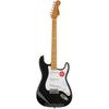 Squier by Fender Electric Guitar Classic Vibe 50s Stratocaster®, Black with Soft Case
