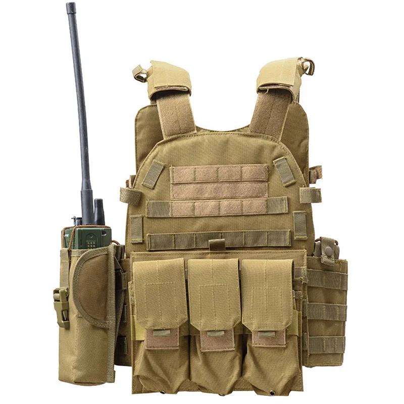 6094 hunting Tactical Vest Body Armor Combat Army CS Gear Security Plate Carrier Airsoft Accessories Wargame Pouch Molle Vest