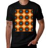 Seventies Style Mid Century Geometrical Pattern TShirt Sun Block Outdoor TShirt