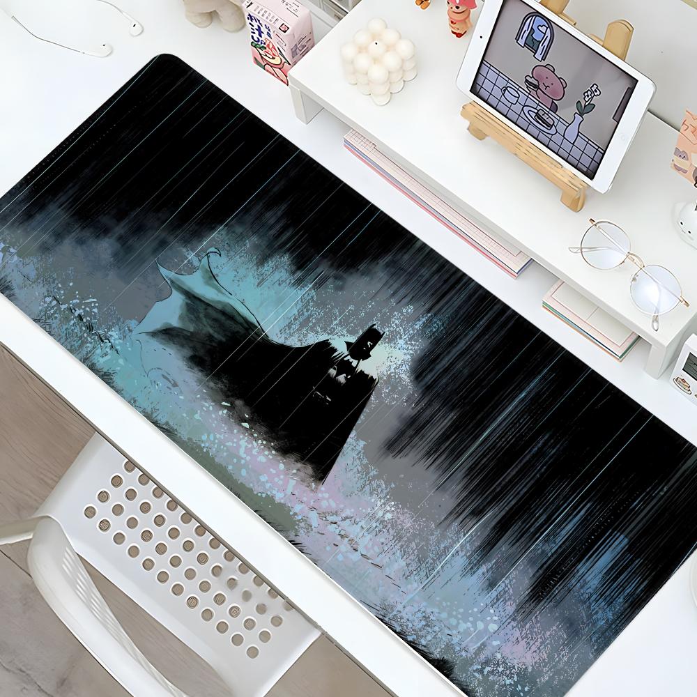 B-BatmanS Mouse Pad Gaming Locking Edge Big Computer Gamer Large Rubber Anime Art Mousepad Laptop Desk Mat
