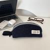 Casual Retro Style Pencil Case Large Capacity Korean Fashion Makeup Bag Portable Stationery Organizer for Students