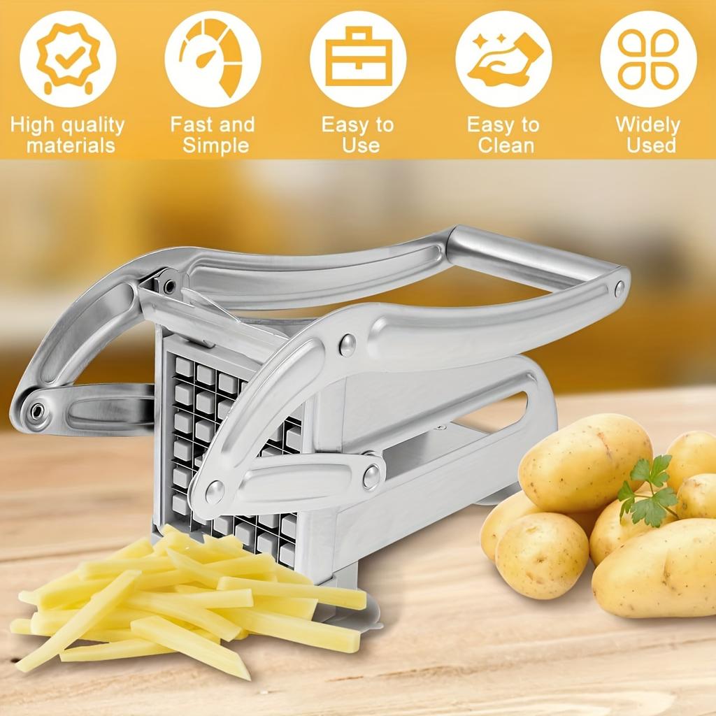Potato Cutter Multifunctional Stainless Steel Cucumber Cutter Household Kitchen Cutter French Fry Machine