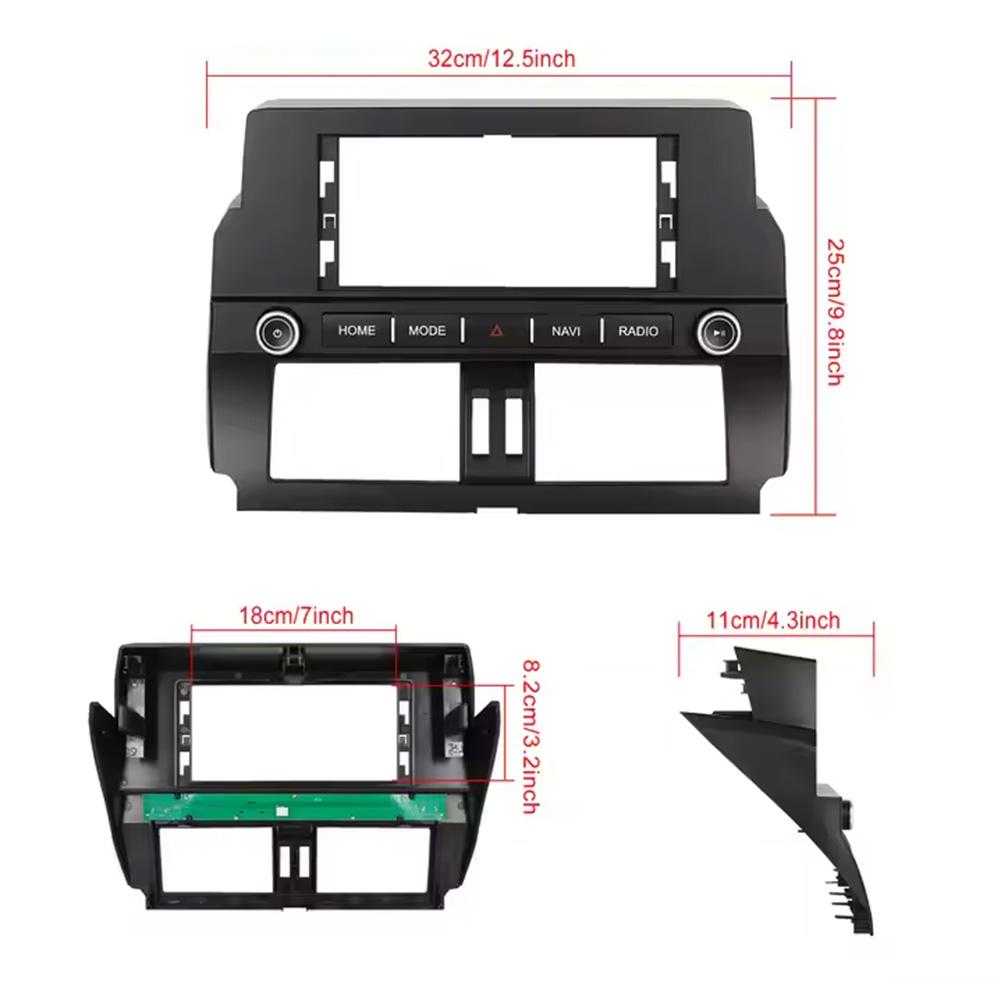 Android Screen 12.3INCH DSP RDS For Toyota Land Cruiser Prado 150 2014-2017 Car Radio Multimedia Video Player GPS Carplay Stereo 4G 5G WIFI