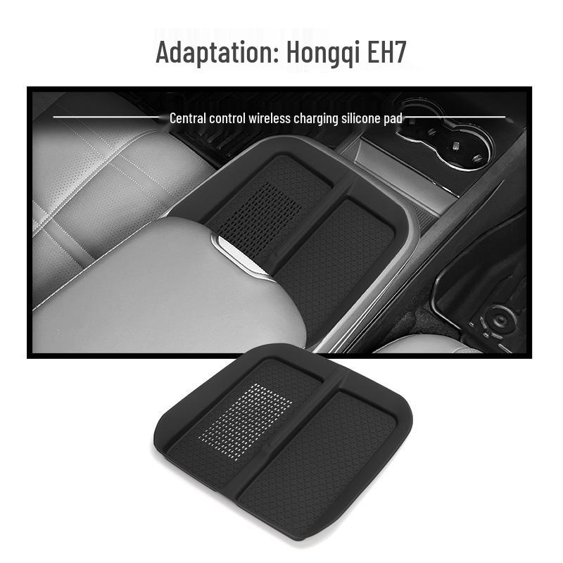 

Silicone Anti-Slip Pad for Wireless Charging: Fits 24 Hongqi EH7 Models Center Console