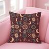 Free and unrestrained Bohemian style Cushion Cover Pillow Case Soft Skin Friendly Fabric  Concealed Zipper