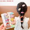 Captivating Transparent Mini Ice Cream Hair Clip Set, 10Pcs Women's Bangs and Hair Shaping Duckbill Clips